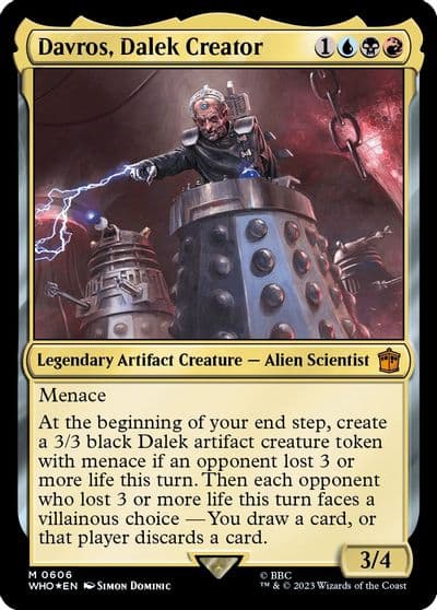 Davros Dalek Creator Surge Foil Universes Beyond: Doctor Who Magic card