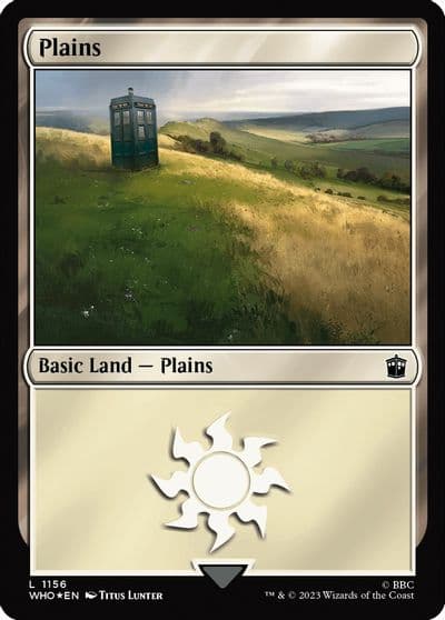 Plains 1156 Surge Foil Universes Beyond: Doctor Who Magic card