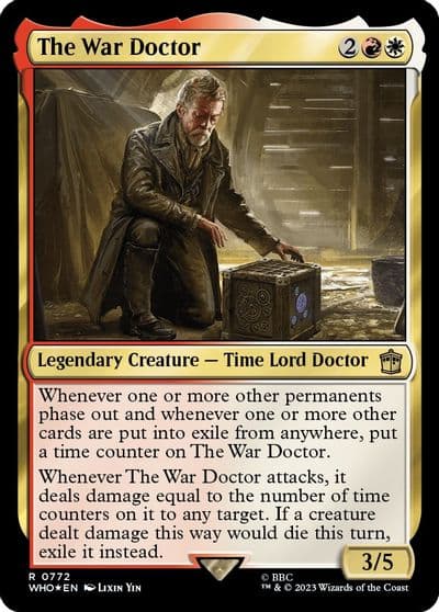 The War Doctor Surge Foil Universes Beyond: Doctor Who Magic card