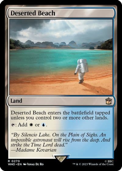Deserted Beach Universes Beyond: Doctor Who Magic card