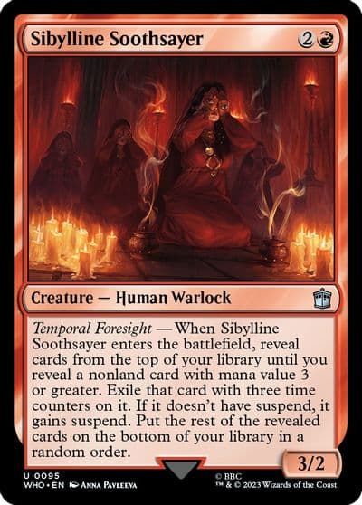 Sibylline Soothsayer Universes Beyond: Doctor Who Magic card