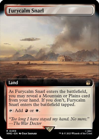 Furycalm Snarl Extended Art Universes Beyond: Doctor Who Magic card