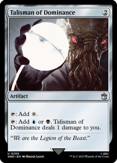 Talisman of Dominance Universes Beyond: Doctor Who Magic card