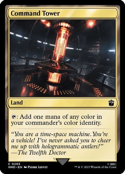 Command Tower 0265 Universes Beyond: Doctor Who Magic card