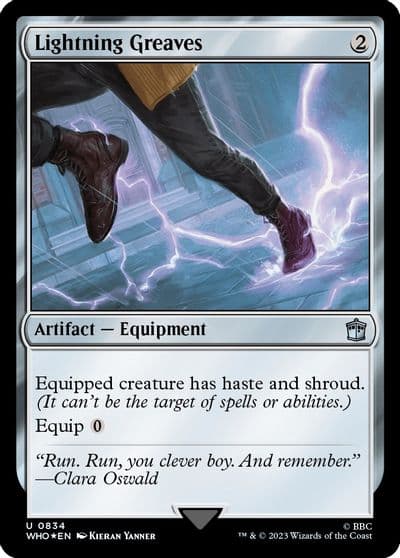 Lightning Greaves Surge Foil Universes Beyond: Doctor Who Magic card
