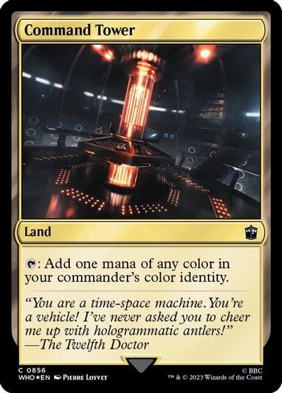 Command Tower 0856 Surge Foil Universes Beyond: Doctor Who Magic card