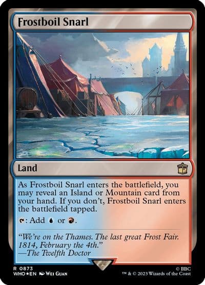 Frostboil Snarl Surge Foil Universes Beyond: Doctor Who Magic card