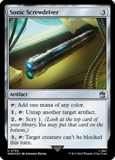 Sonic Screwdriver 0790 Surge Foil Universes Beyond: Doctor Who Magic card