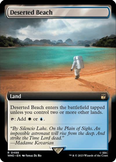 Deserted Beach Extended Art Universes Beyond: Doctor Who Magic card