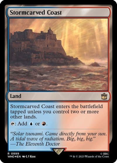 Stormcarved Coast Surge Foil Universes Beyond: Doctor Who Magic card