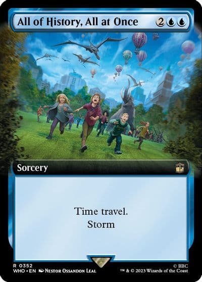 All of History All at Once Extended Art Universes Beyond: Doctor Who Magic card