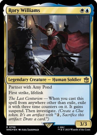 Rory Williams Surge Foil Universes Beyond: Doctor Who Magic card