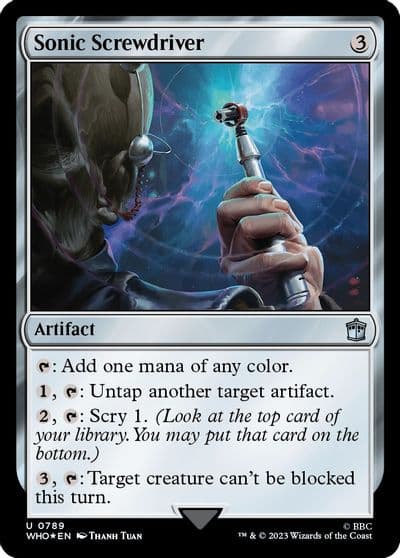 Sonic Screwdriver 0789 Surge Foil Universes Beyond: Doctor Who Magic card