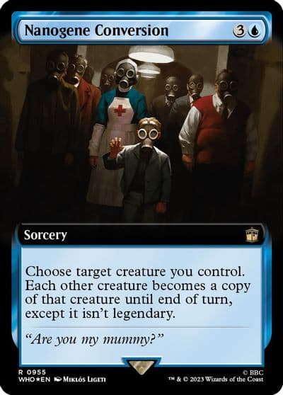 Nanogene Conversion Extended Art Surge Foil Universes Beyond: Doctor Who Magic card