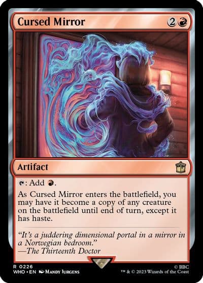 Cursed Mirror Universes Beyond: Doctor Who Magic card