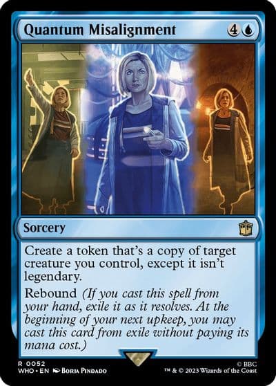 Quantum Misalignment Universes Beyond: Doctor Who Magic card