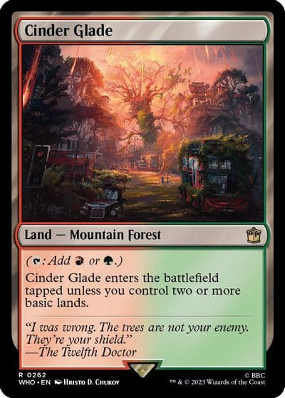 Cinder Glade Universes Beyond: Doctor Who Magic card
