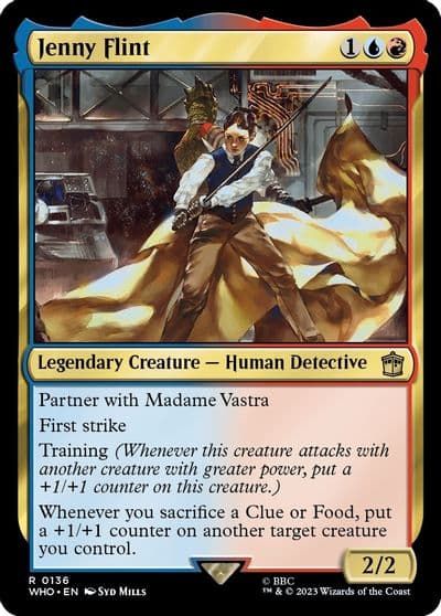 Jenny Flint Universes Beyond: Doctor Who Magic card