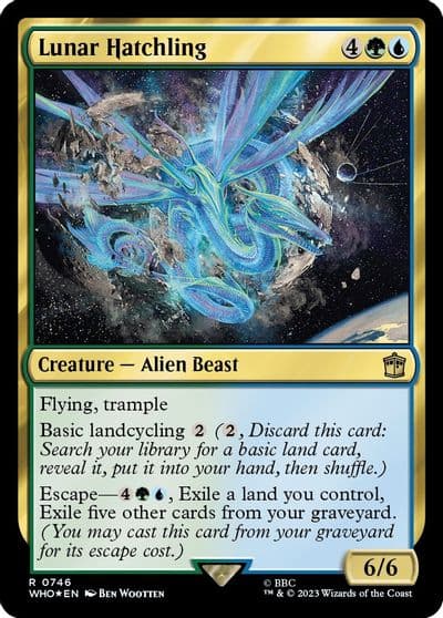 Lunar Hatchling Surge Foil Universes Beyond: Doctor Who Magic card