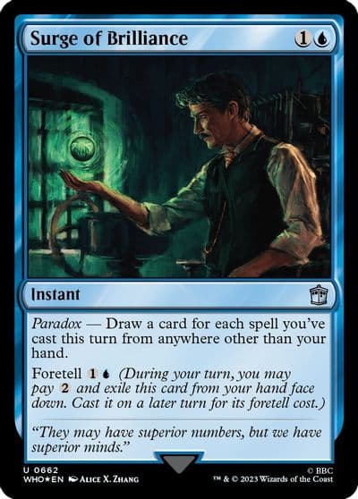 Surge of Brilliance Surge Foil Universes Beyond: Doctor Who Magic card