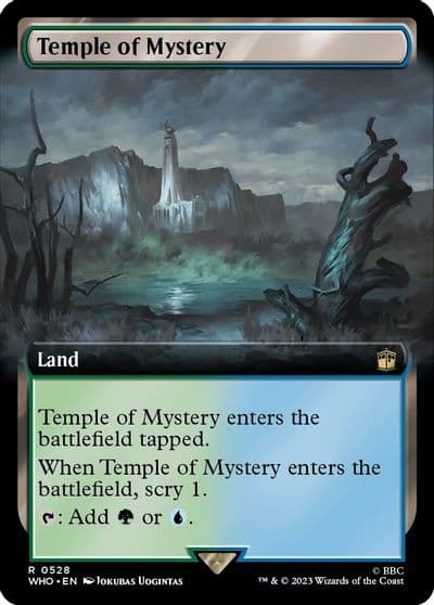 Temple of Mystery Extended Art Universes Beyond: Doctor Who Magic card