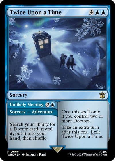 Twice Upon a Time Surge Foil Universes Beyond: Doctor Who Magic card