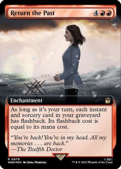 Return the Past Extended Art Surge Foil Universes Beyond: Doctor Who Magic card