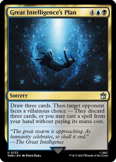 Great Intelligences Plan Universes Beyond: Doctor Who Magic card