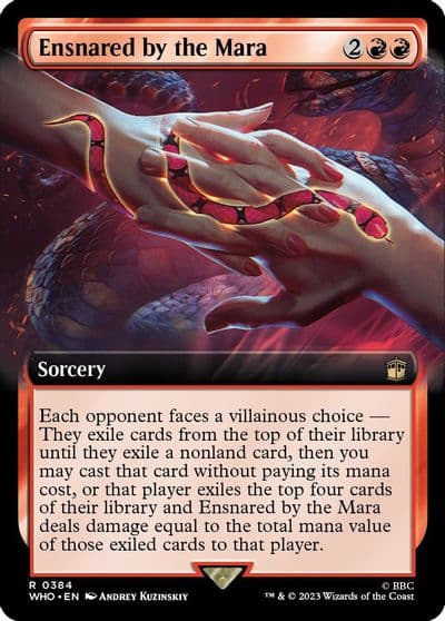 Ensnared by the Mara Extended Art Universes Beyond: Doctor Who Magic card