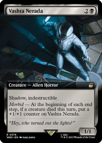 Vashta Nerada Extended Art Universes Beyond: Doctor Who Magic card