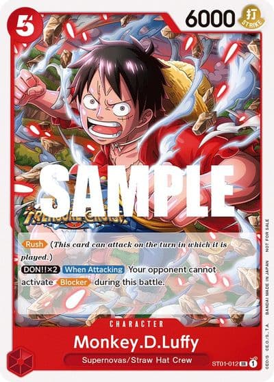 MonkeyDLuffy Tournament Pack Vol 5 One Piece Promotion Cards One Piece card