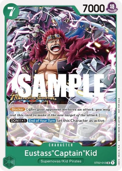 EustassCaptainKid Tournament Pack Vol 5 One Piece Promotion Cards One Piece card