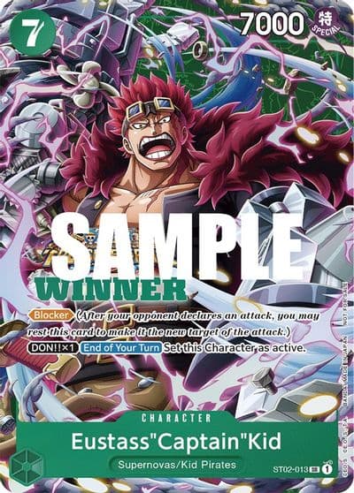 EustassCaptainKid Winner Pack Vol 5 One Piece Promotion Cards One Piece card