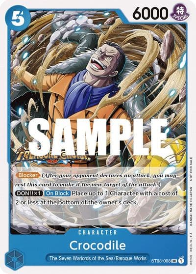 Crocodile Tournament Pack Vol 5 One Piece Promotion Cards One Piece card