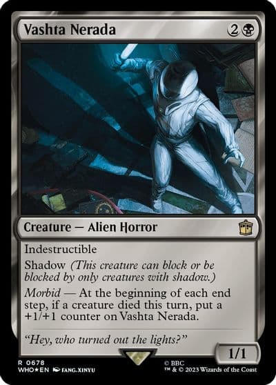 Vashta Nerada Surge Foil Universes Beyond: Doctor Who Magic card