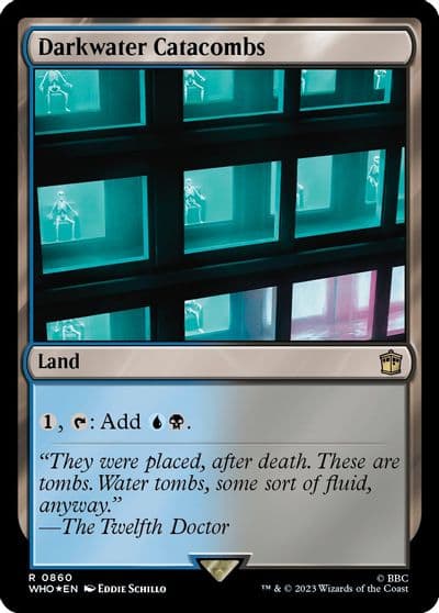 Darkwater Catacombs Surge Foil Universes Beyond: Doctor Who Magic card