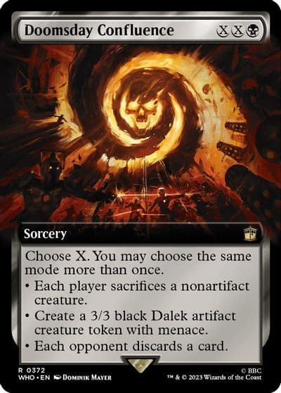 Doomsday Confluence Extended Art Universes Beyond: Doctor Who Magic card