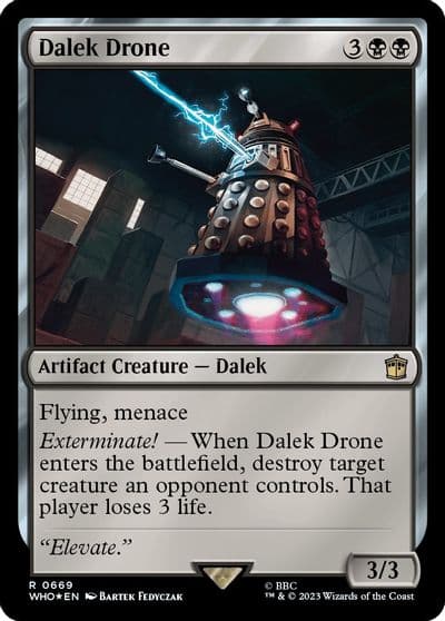 Dalek Drone Surge Foil Universes Beyond: Doctor Who Magic card