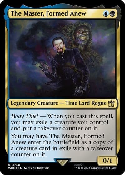The Master Formed Anew Surge Foil Universes Beyond: Doctor Who Magic card