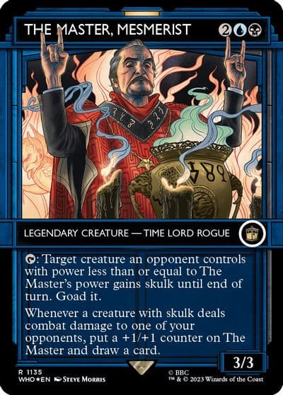 The Master Mesmerist Showcase Surge Foil Universes Beyond: Doctor Who Magic card