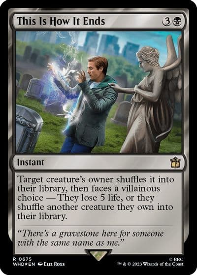This Is How It Ends Surge Foil Universes Beyond: Doctor Who Magic card
