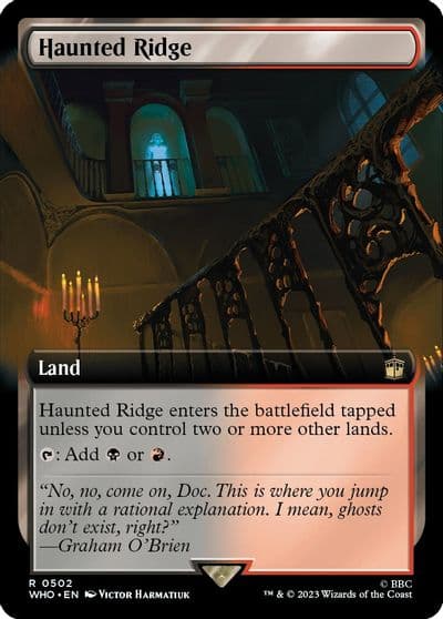 Haunted Ridge Extended Art Universes Beyond: Doctor Who Magic card