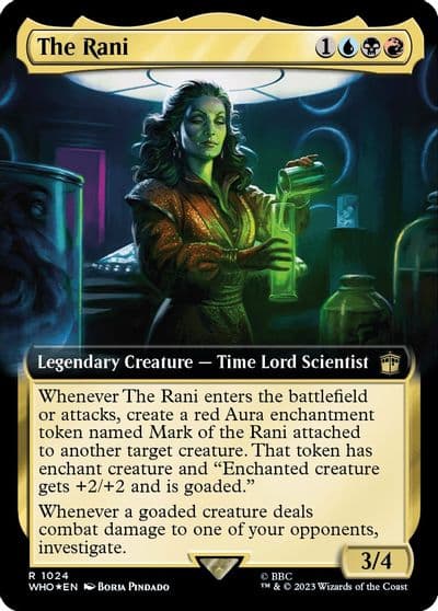 The Rani Extended Art Surge Foil Universes Beyond: Doctor Who Magic card