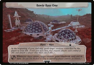 Bowie Base One Planechase: Universes Beyond: Doctor Who Magic card