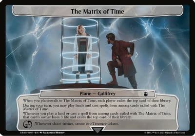 The Matrix of Time Planechase: Universes Beyond: Doctor Who Magic card