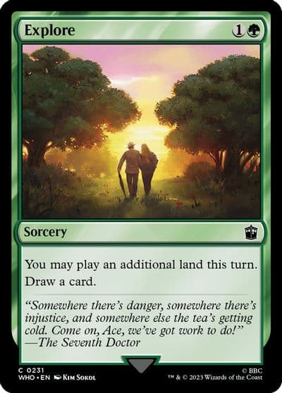 Explore Universes Beyond: Doctor Who Magic card