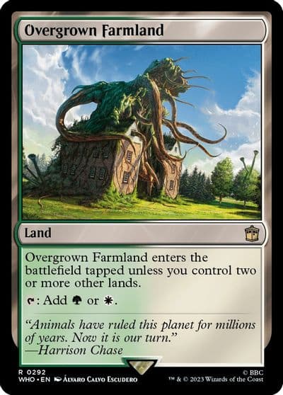 Overgrown Farmland Universes Beyond: Doctor Who Magic card