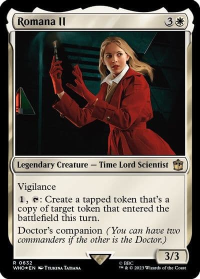 Romana II Surge Foil Universes Beyond: Doctor Who Magic card