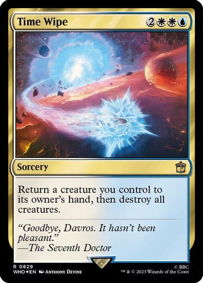 Time Wipe Surge Foil Universes Beyond: Doctor Who Magic card