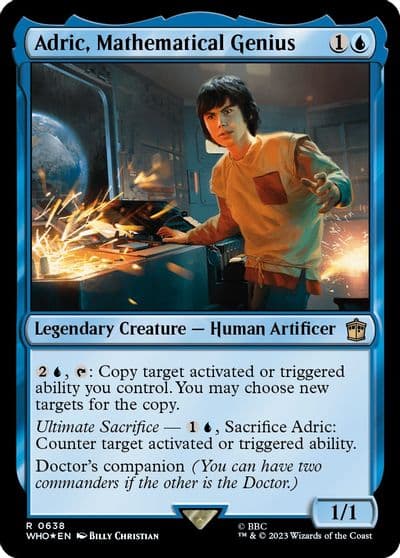 Adric Mathematical Genius Surge Foil Universes Beyond: Doctor Who Magic card